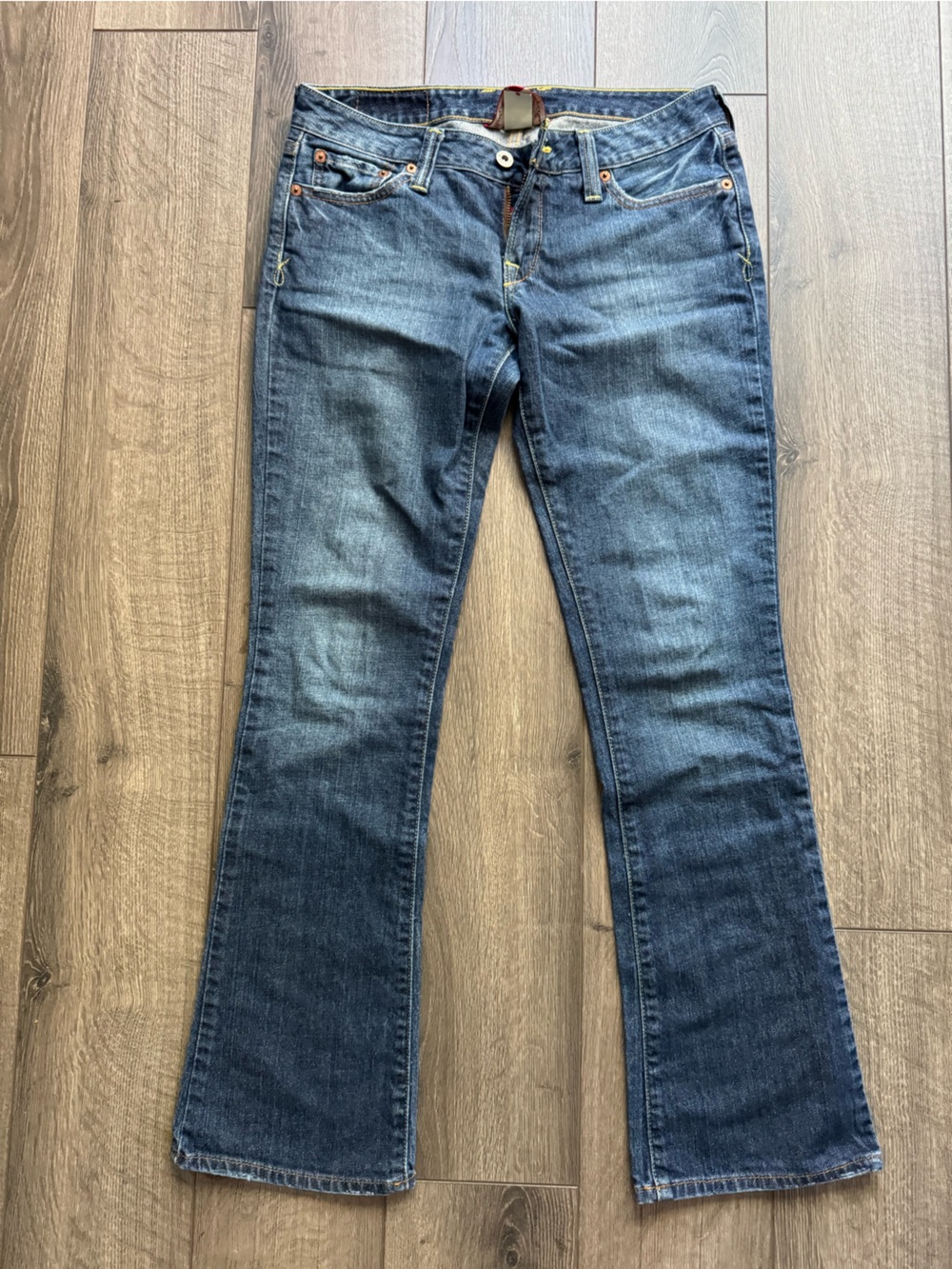 Lucky Brand Mid-Rise Indigo Flare Jeans